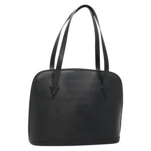 LOUIS VUITTON Epi Lussac Shoulder Bag Black M52282 LV Auth 133072